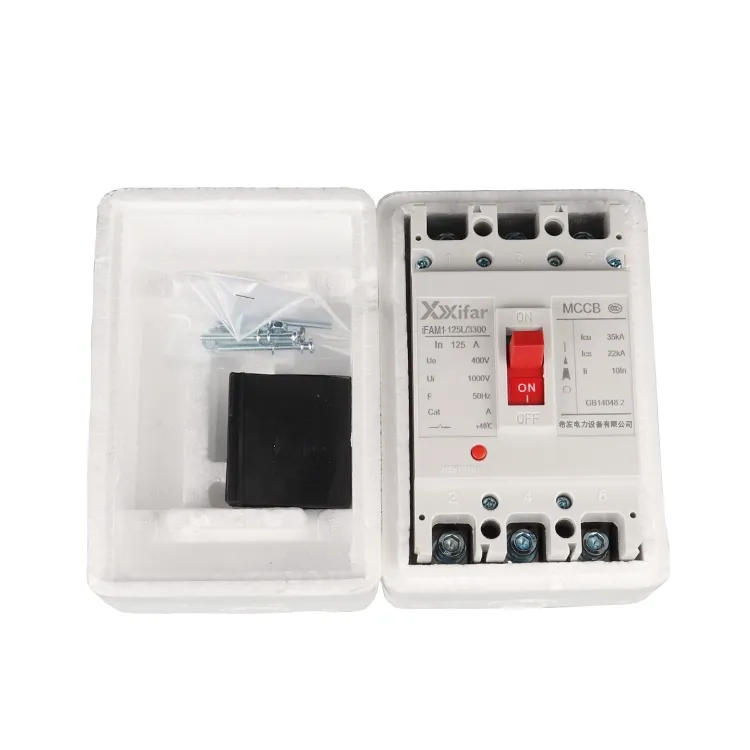 Disyuntor de caja moldeada 3p 100a Mccb 400v