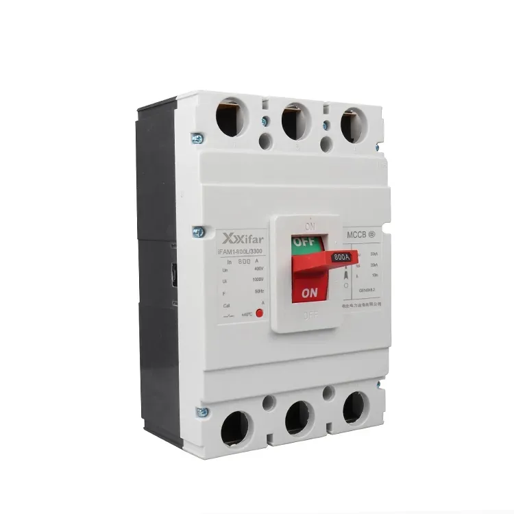 Disyuntor de caja aislada moldeada de 400v 800a