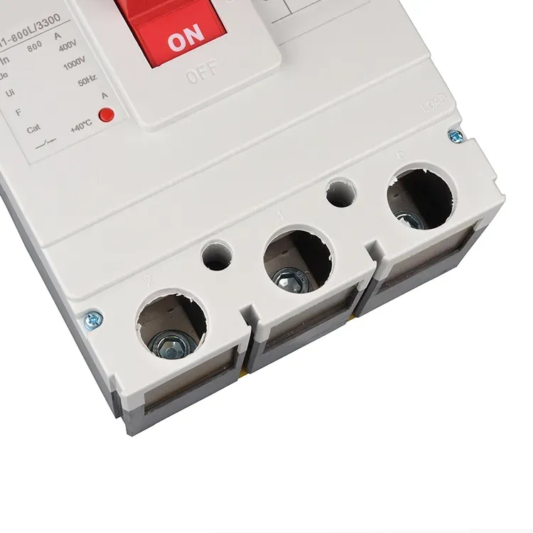 Disyuntor de caja aislada moldeada de 400v 800a
